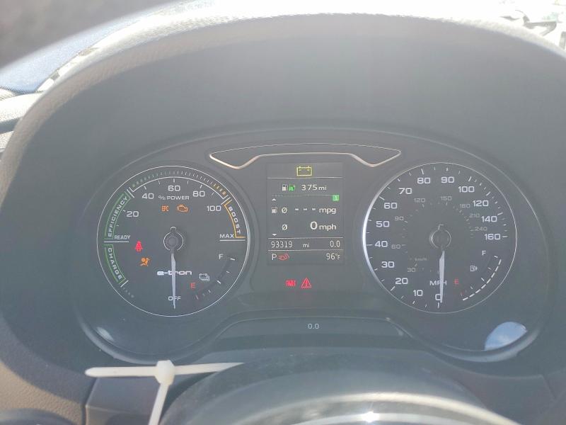2016 Audi A3 VIN WAUTPBFF3GA107061 COPART salvage auction — FRONT END, CA - SALVAGE CERTIFICATE, sold $100 on 2026-07-28 (photo 9)