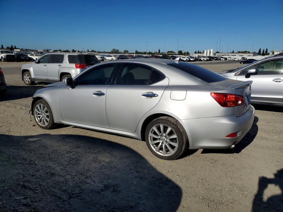 2007 Lexus Is 250 VIN JTHCK262475014703 COPART salvage auction — FRONT END, CA - SALVAGE CERTIFICATE, sold $15 on 2026-07-30 (photo 2)