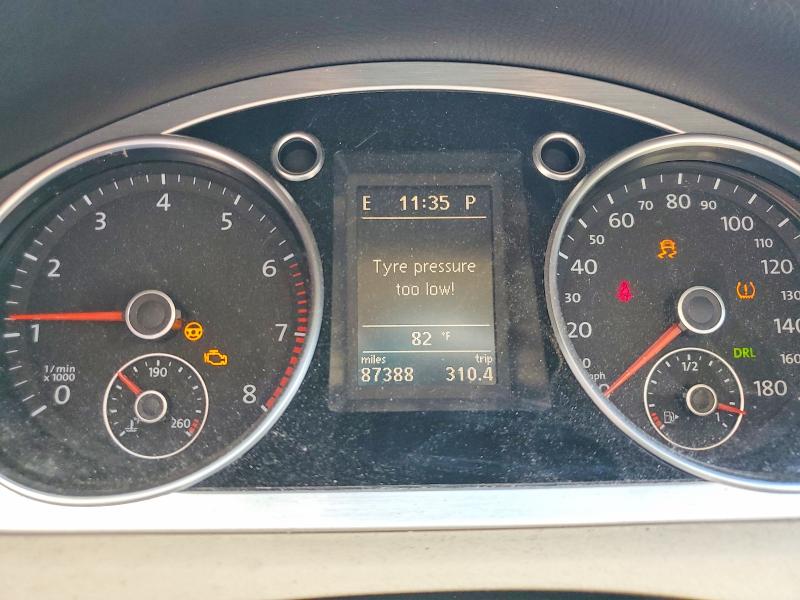 2009 Volkswagen Cc VIN WVWHL73C79E532094 COPART salvage auction — SIDE, Co - Salvage Title, sold $1,300 on 2026-08-06 (photo 9)