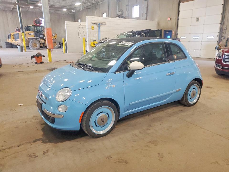 2015 Fiat 500 VIN 3C3CFFER9FT716577 COPART salvage auction — SIDE, Mn - Cert Of Title-Prior Salvage, sold $3,800 on 2026-08-06 (photo 1)
