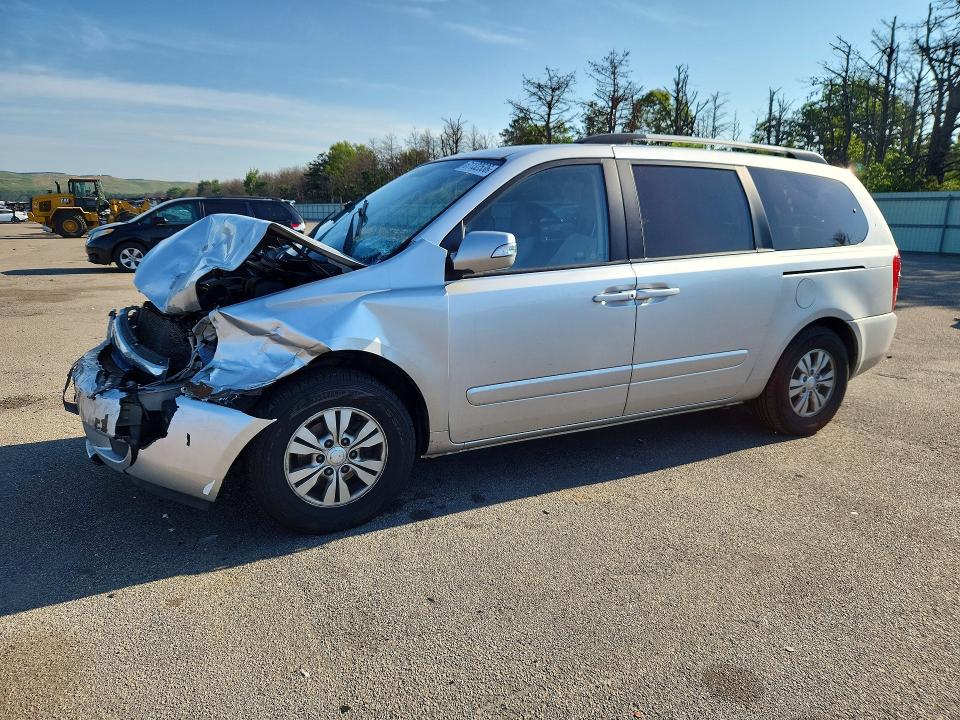 2012 Kia SEDONA VIN KNDMG4C70C6498294 COPART salvage auction — FRONT END, NY - MV-907A SALVAGE CERTIFICATE, sold $575 on 2026-07-20 (photo 1)