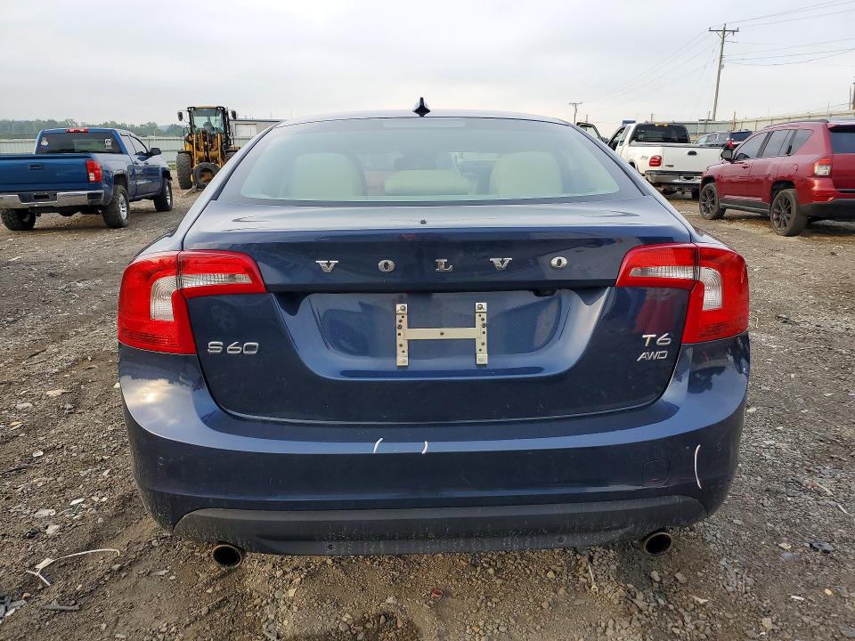 2013 Volvo S60 VIN YV1902FH8D2190473 COPART salvage auction — FRONT END, Va - Certificate Of Title, sold $4,050 on 2026-08-14 (photo 6)