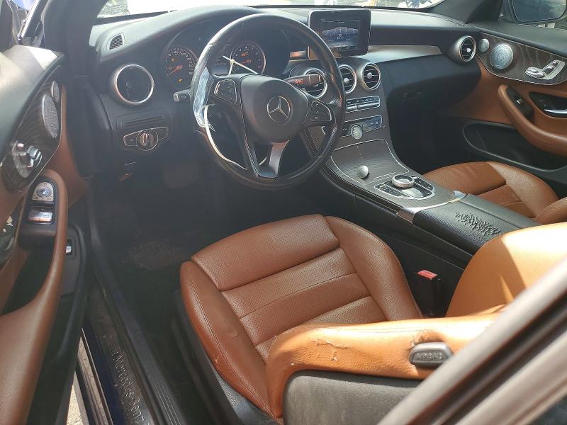 2017 Mercedes-benz C-klasse VIN WDDWJ4KB1HF331939 COPART salvage auction — FRONT END, Fl - Certificate Of Title, sold $4,950 on 2026-08-04 (photo 8)
