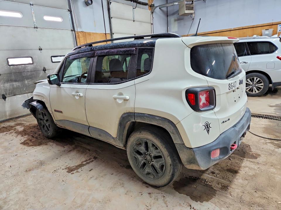 2018 Jeep Renegade VIN ZACCJBCB3JPH94121 COPART salvage auction — FRONT END, Mi - Certificate Of Title, sold $2,350 on 2026-08-12 (photo 2)