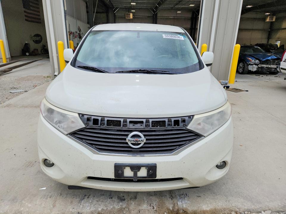 2015 Nissan Quest VIN JN8AE2KP4F9123465 COPART salvage auction — MINOR DENT/SCRATCHES, Ne - Cert Of Title-Salvage, sold $225 on 2026-07-21 (photo 5)
