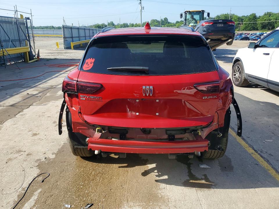 2025 Buick Envision VIN LRBFZLE48SD027308 COPART salvage auction — REAR END, Ky - Cert Of Title-Salvage, sold $12,900 on 2026-08-26 (photo 6)