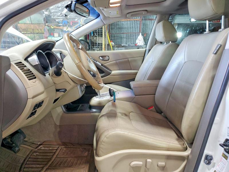 2012 Nissan Murano VIN JN8AZ1MW4CW201680 COPART salvage auction — FRONT END, Ny - Mv-907A Salvage Certificate, sold $300 on 2026-07-15 (photo 7)