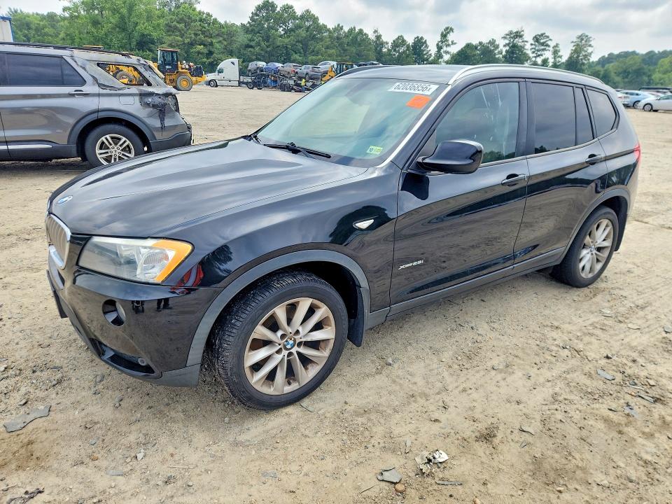 2013 BMW X3 VIN 5UXWX9C50D0A17423 COPART salvage auction — MECHANICAL, Va - Certificate Of Title, sold $100 on 2026-07-28 (photo 1)