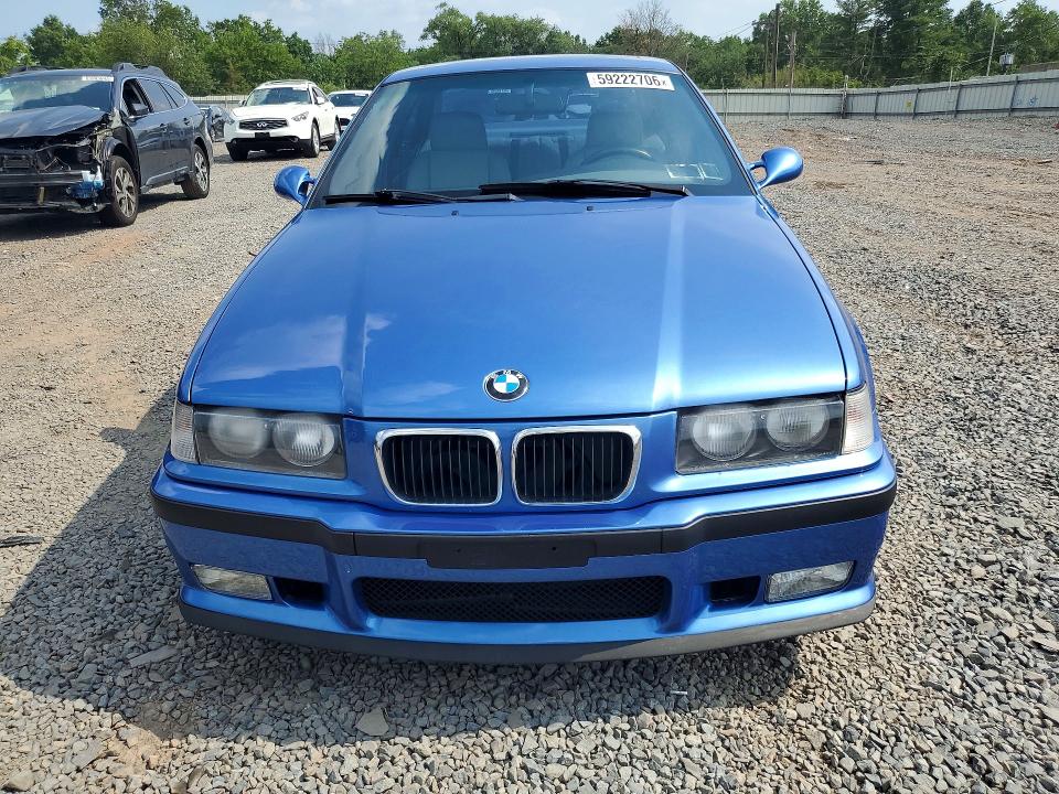 1997 BMW M3 VIN WBSCD9328VEE06133 COPART salvage auction — WATER/FLOOD, Ny - Mv907A-Flood Salvage, sold $15,100 on 2026-07-28 (photo 5)