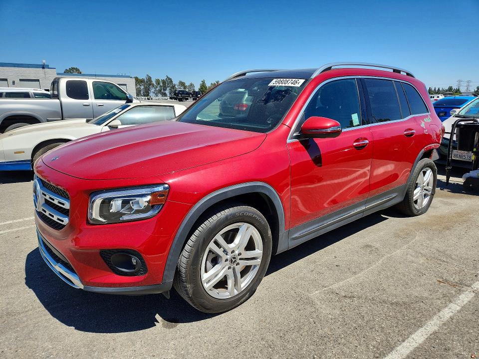 2020 Mercedes-benz Glb-class VIN W1N4M4GB8LW029034 COPART salvage auction — REAR END, CA - SALVAGE CERTIFICATE, sold $10,100 on 2026-07-16 (photo 1)