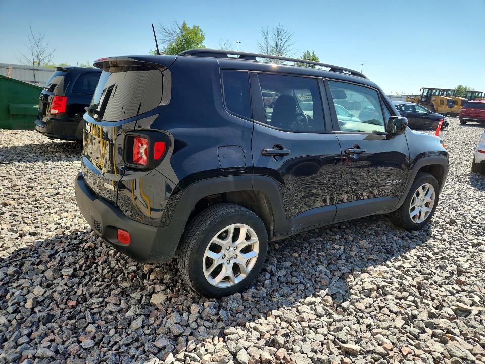 2018 Jeep Renegade VIN ZACCJBBB0JPH74412 COPART salvage auction — FRONT END, Wi - Certificate Of Title, sold $4,400 on 2026-08-17 (photo 3)