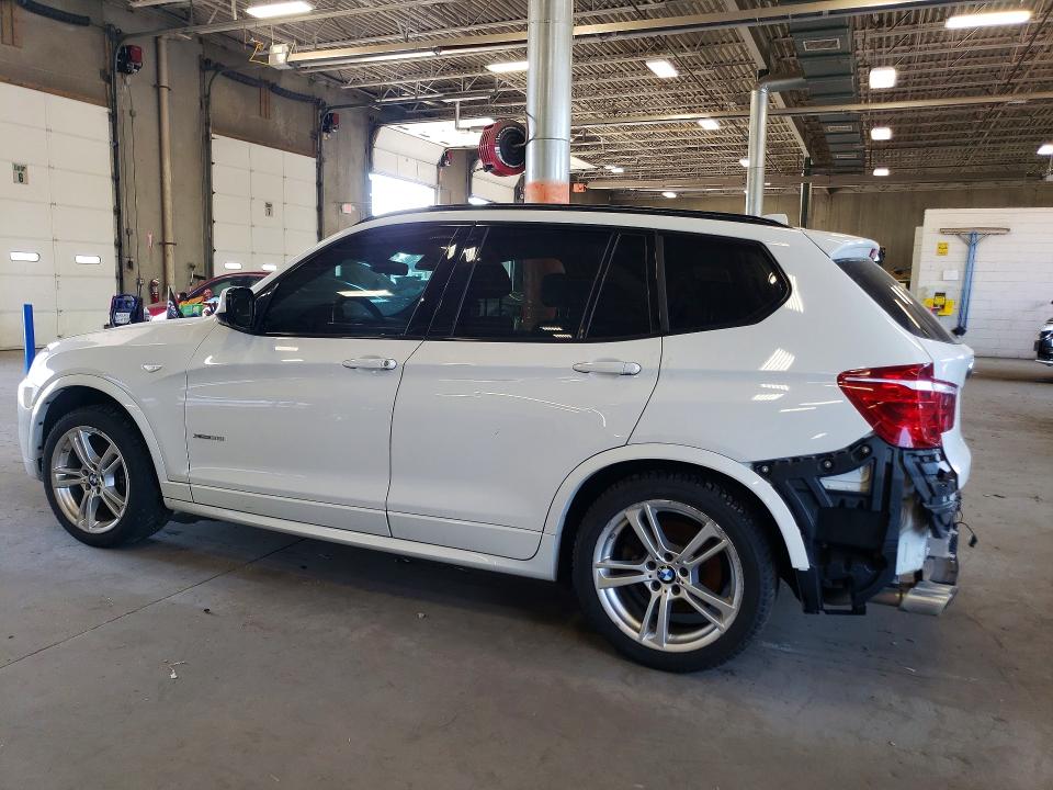 2013 BMW X3 VIN 5UXWX7C59DL979851 COPART salvage auction — MECHANICAL, MN - CERT OF TITLE-SALVAGE, sold $600 on 2026-07-28 (photo 2)