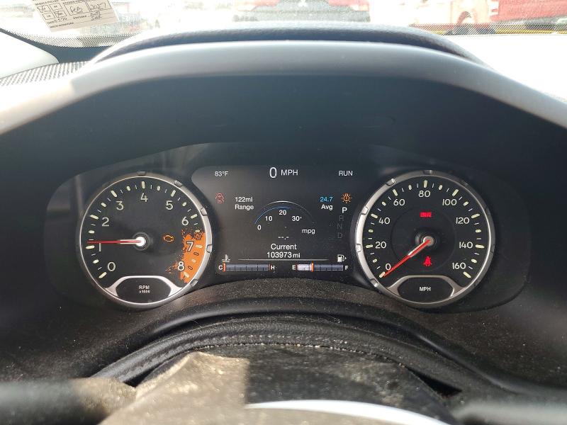2016 Jeep Renegade VIN ZACCJBCT2GPD51654 COPART salvage auction — HAIL, Pa - Certificate Of Salvage, sold $2,500 on 2026-08-06 (photo 9)