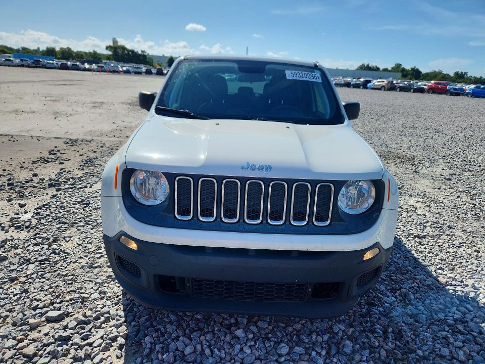 2018 Jeep Renegade VIN ZACCJAAB9JPG79956 COPART salvage auction — SIDE, Fl - Cert Of Title Slvg Rebuildable, sold $1,100 on 2026-07-13 (photo 5)