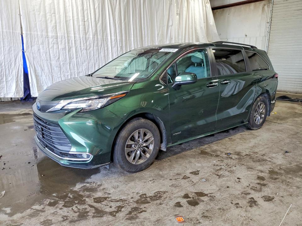 2021 Toyota Sienna VIN 5TDJSKFC3MS035484 COPART salvage auction — SIDE, Ny - Mv-907A Salvage Certificate, sold $6,600 on 2026-07-22 (photo 1)