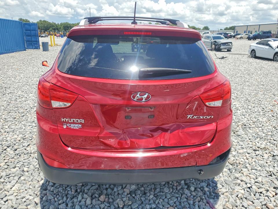2013 Hyundai Tucson VIN KM8JU3AC6DU689572 COPART salvage auction — REAR END, FL - CERT OF TITLE SLVG REBUILDABLE, sold $2,350 on 2026-07-17 (photo 6)