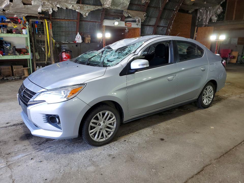2023 Mitsubishi Mirage VIN ML32FVFJ9PHF01538 COPART salvage auction — ROOF, Ny - Mv-907A Salvage Certificate, sold $1,800 on 2026-07-13 (photo 1)
