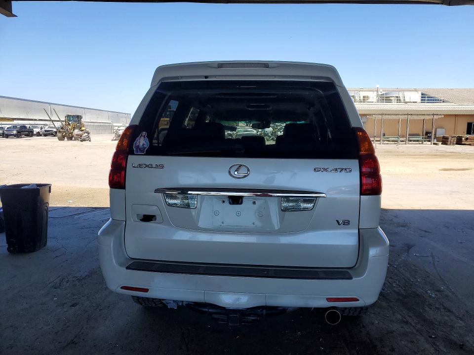 2006 Lexus Gx VIN JTJBT20XX60116725 COPART salvage auction — FRONT END, Ca - Salvage Certificate, sold $4,200 on 2026-07-23 (photo 6)