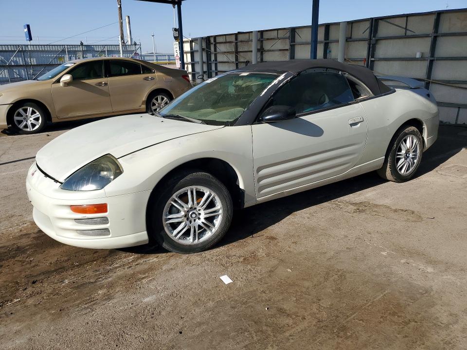 2001 Mitsubishi ECLIPSE VIN 4A3AE35G91E001775 COPART salvage auction — MINOR DENT/SCRATCHES, Nm - Certificate Of Title (P), sold $325 on 2026-07-31 (photo 1)