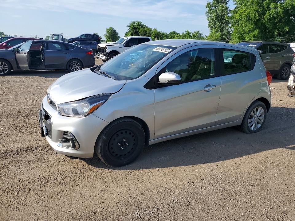 2018 Chevrolet VIN KL8CD6SA7JC465961 COPART salvage auction — FRONT END, On - Permit No Brand - Unfit, sold $1,950 on 2026-07-14 (photo 1)