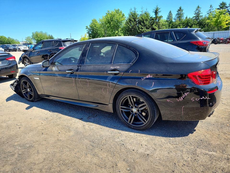 2014 BMW 5er VIN WBAFV3C56ED685655 COPART salvage auction — FRONT END, On - Permit No Brand - Unfit, sold $3,850 on 2026-07-30 (photo 2)