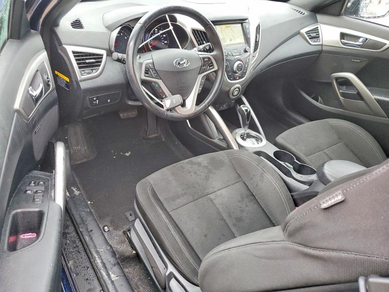 2017 Hyundai Veloster VIN KMHTC6AD9HU322029 COPART salvage auction — FRONT END, Fl - Cert Of Title Slvg Rebuildable, sold $475 on 2026-07-17 (photo 8)