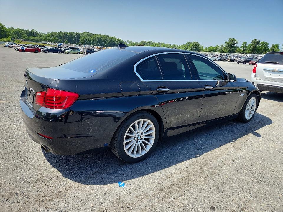 2011 BMW 5 series VIN WBAFR7C58BC267515 COPART salvage auction — FRONT END, Pa - Certificate Of Salvage, sold $3,050 on 2026-08-04 (photo 3)