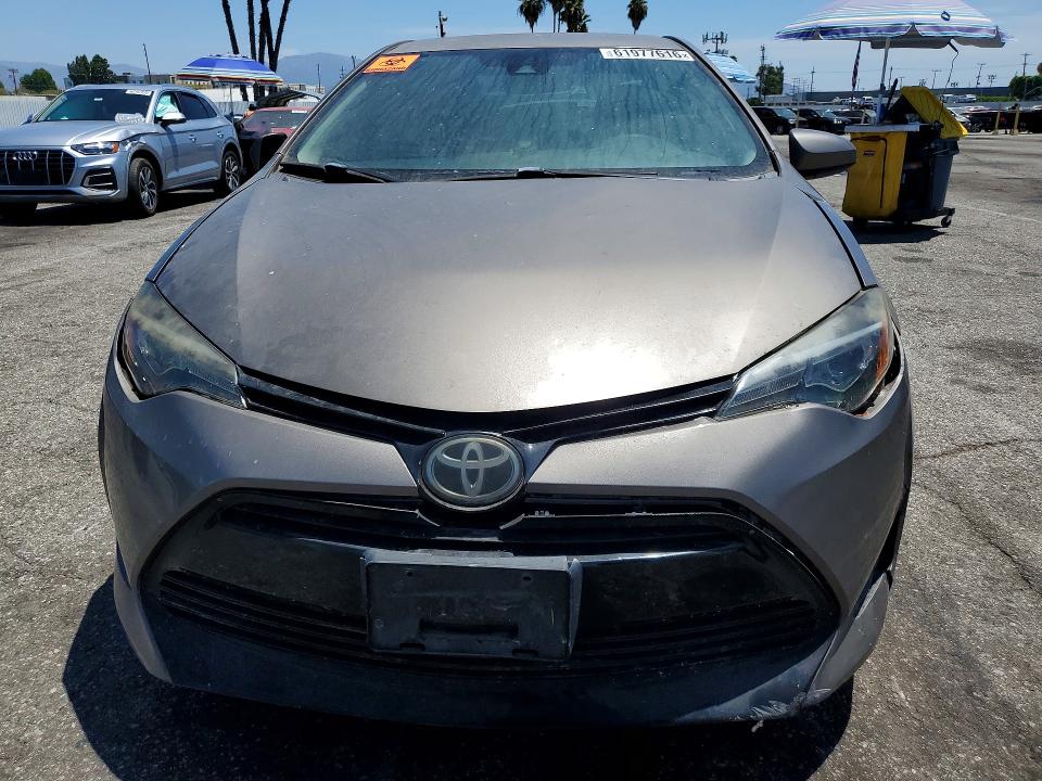 2017 Toyota Corolla VIN 5YFBURHEXHP612645 COPART salvage auction — FRONT END, Ca - Dis/Dlr/Exp App For Dup Clean, sold $100 on 2026-07-28 (photo 5)