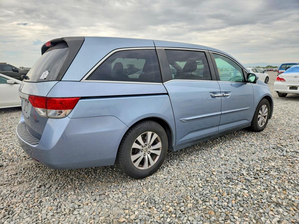 2014 Honda Odyssey VIN 5FNRL5H41EB052300 COPART salvage auction — FRONT END, Co - Public - Salvage Title, sold $3,300 on 2026-07-30 (photo 3)