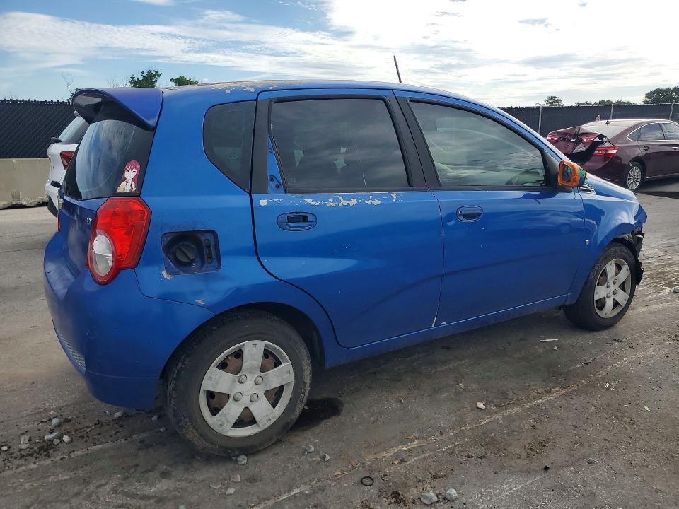 2009 Chevrolet Aveo VIN KL1TD66E89B356714 COPART salvage auction — FRONT END, FL - CERT OF TITLE SLVG REBUILDABLE, sold $375 on 2026-07-14 (photo 3)