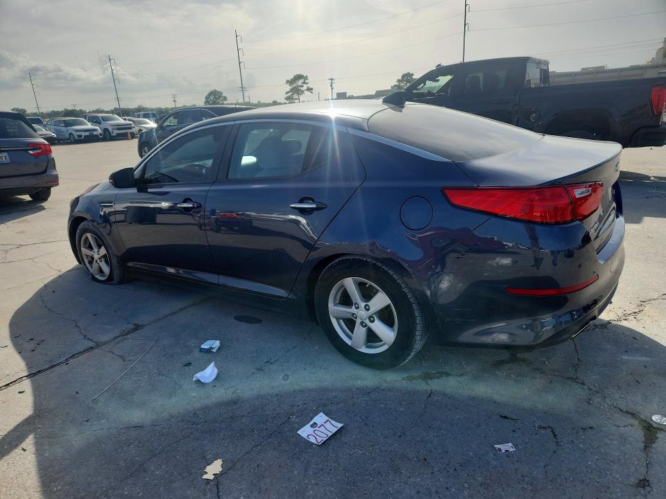 2015 Kia Optima VIN 5XXGM4A70FG373598 COPART salvage auction — VANDALISM, La - Cert Of Title-Salvage, sold $70 on 2026-07-29 (photo 2)