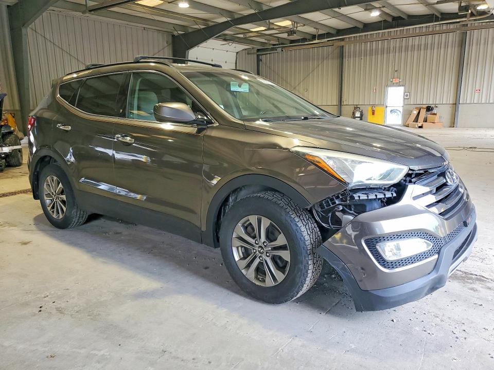 2014 Hyundai Santa fe VIN 5XYZUDLB4EG165843 COPART salvage auction — FRONT END, Salvage Title, sold $1,600 on 2026-07-15 (photo 4)