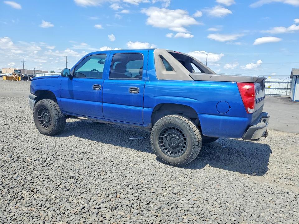 2003 Chevrolet Avalanche VIN 3GNEK13T33G312963 COPART salvage auction — FRONT END, WA - BILL OF SALE, sold $1,650 on 2026-07-08 (photo 2)
