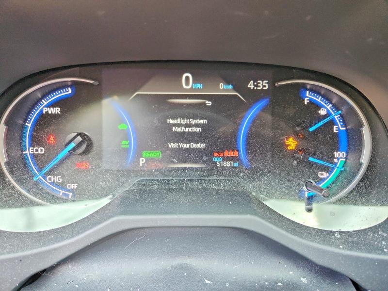 2021 Toyota Rav 4 VIN JTMAB3FV0MD027992 COPART salvage auction — FRONT END, Ny - Mv-907A Salvage Certificate, sold $2,300 on 2026-07-30 (photo 9)