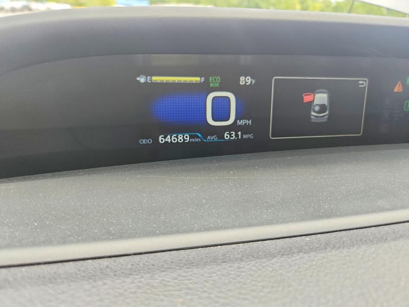 2020 Toyota Prius VIN JTDKARFP0L3152569 COPART salvage auction — MINOR DENT/SCRATCHES, Mo - Cert Of Title-Prior Salvage, sold $11,400 on 2026-07-27 (photo 9)