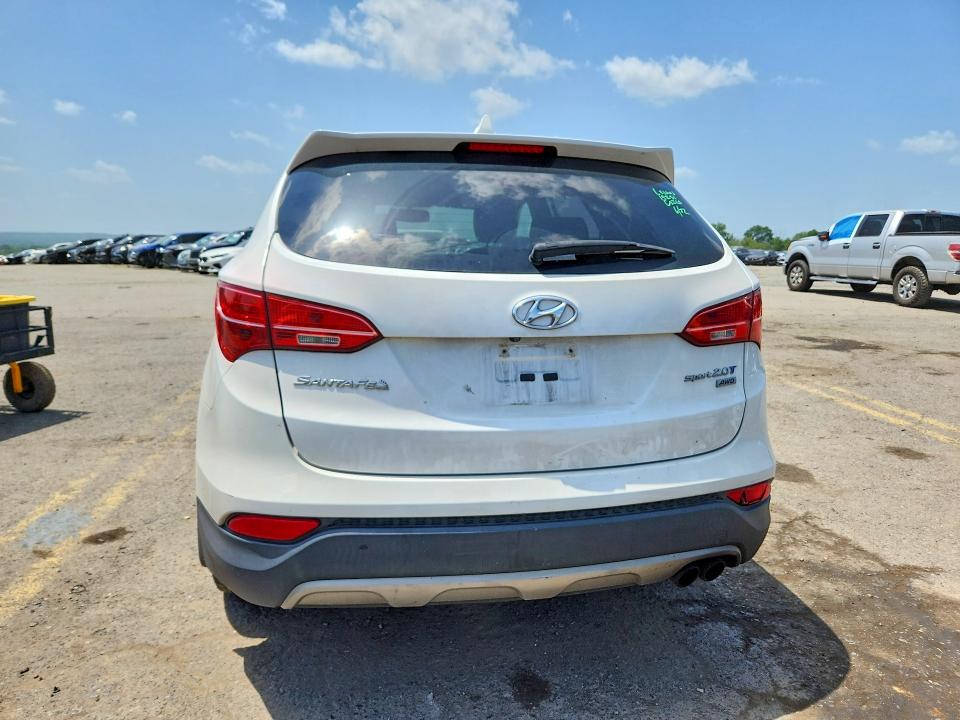 2013 Hyundai Santa fe VIN 5XYZWDLA1DG106670 COPART salvage auction — FRONT END, Pa - Certificate Of Salvage, sold $1,500 on 2026-07-24 (photo 6)