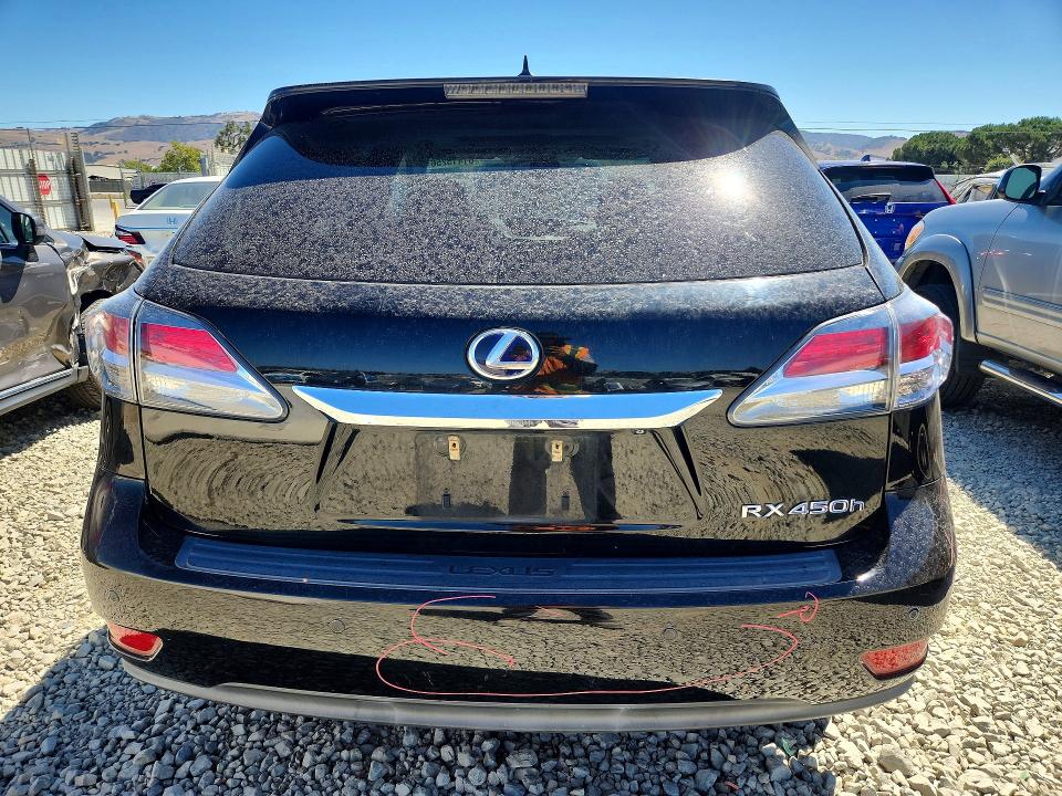 2013 Lexus Rx VIN JTJZB1BA4D2008445 COPART salvage auction — FRONT END, Ca - Salvage Certificate, sold $1,450 on 2026-07-28 (photo 6)