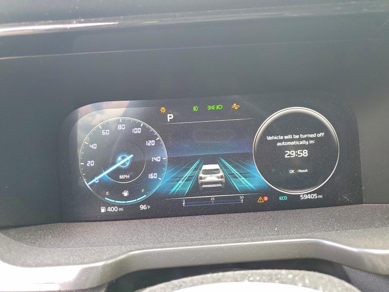 2021 Kia Sorento VIN 5XYRK4LF6MG058834 COPART salvage auction — FRONT END, Fl - Cert Of Title Slvg Rebuildable, sold $3,100 on 2026-07-28 (photo 9)