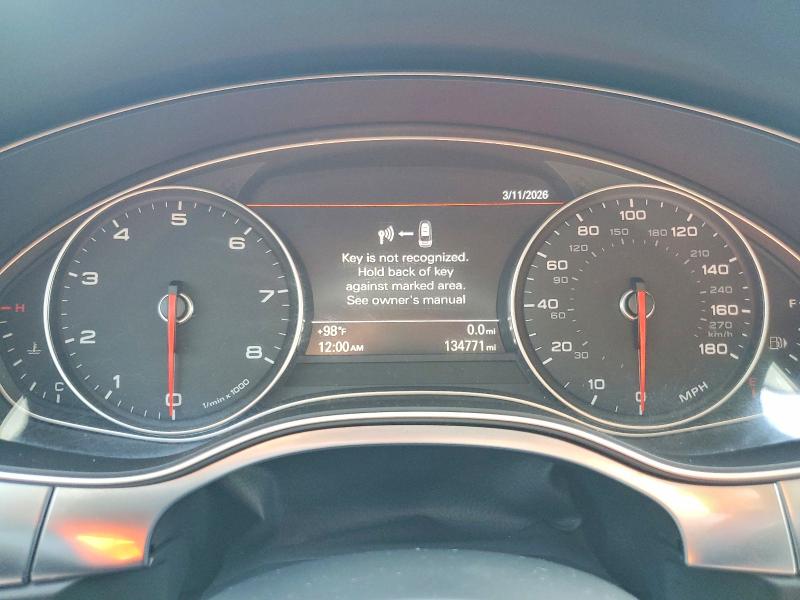 2014 Audi A6 VIN WAUGFAFC2EN089663 COPART salvage auction — MECHANICAL, Nc - Salvage Certificate Of Title, sold $975 on 2026-07-27 (photo 9)