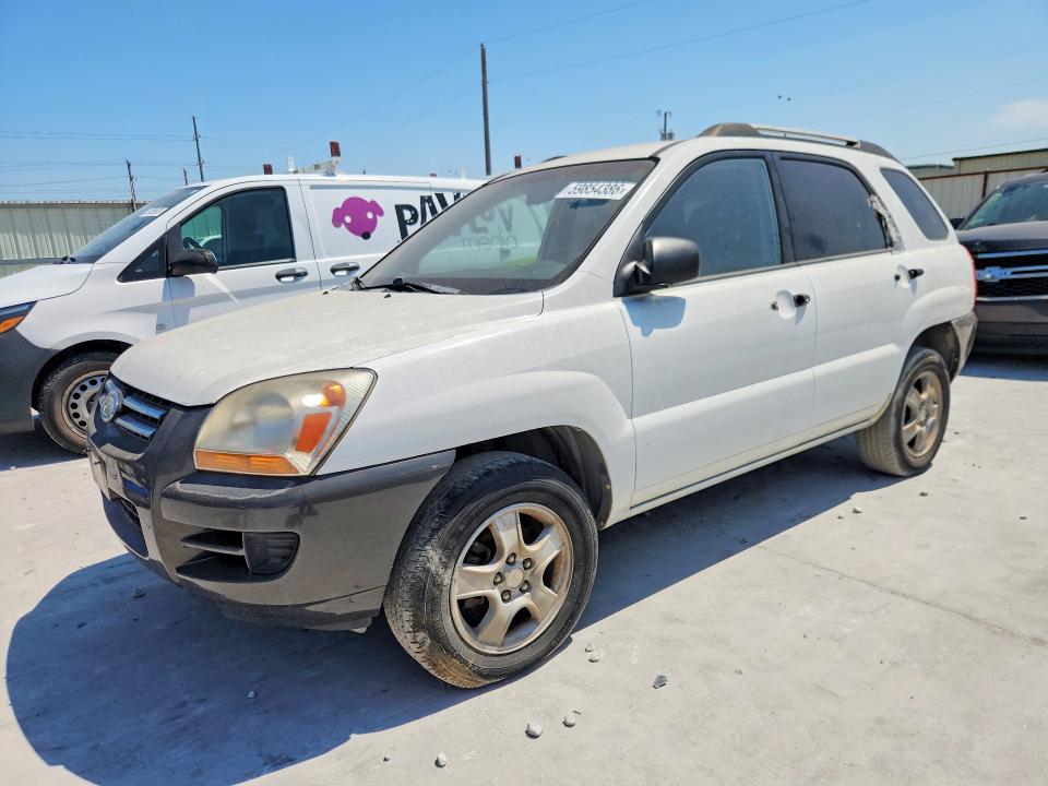 2006 Kia Sportage VIN KNDJF724667198241 COPART salvage auction — MECHANICAL, TX - CERTIFICATE OF TITLE, sold $525 on 2026-07-24 (photo 1)