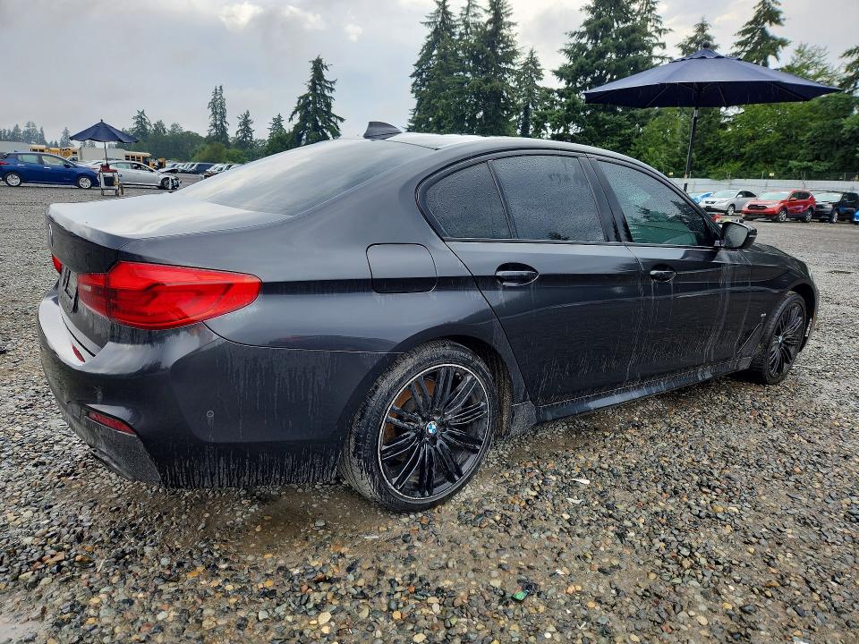2020 BMW 5er VIN WBAJA9C00LCD06815 COPART salvage auction — MECHANICAL, Tx - Certificate Of Title, sold $3,250 on 2026-07-28 (photo 3)