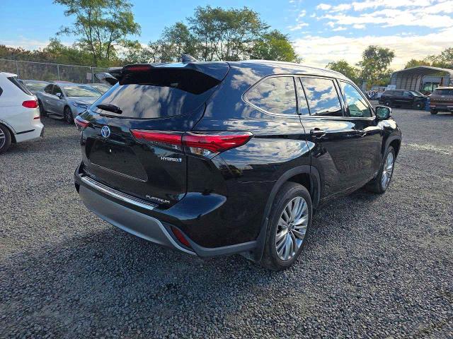 2023 Toyota Highlander VIN 5TDEBRCHXPS571959 COPART salvage auction — FRONT END, Nj - Cert Of Title-Salvage, sold $23,000 on 2026-07-17 (photo 4)