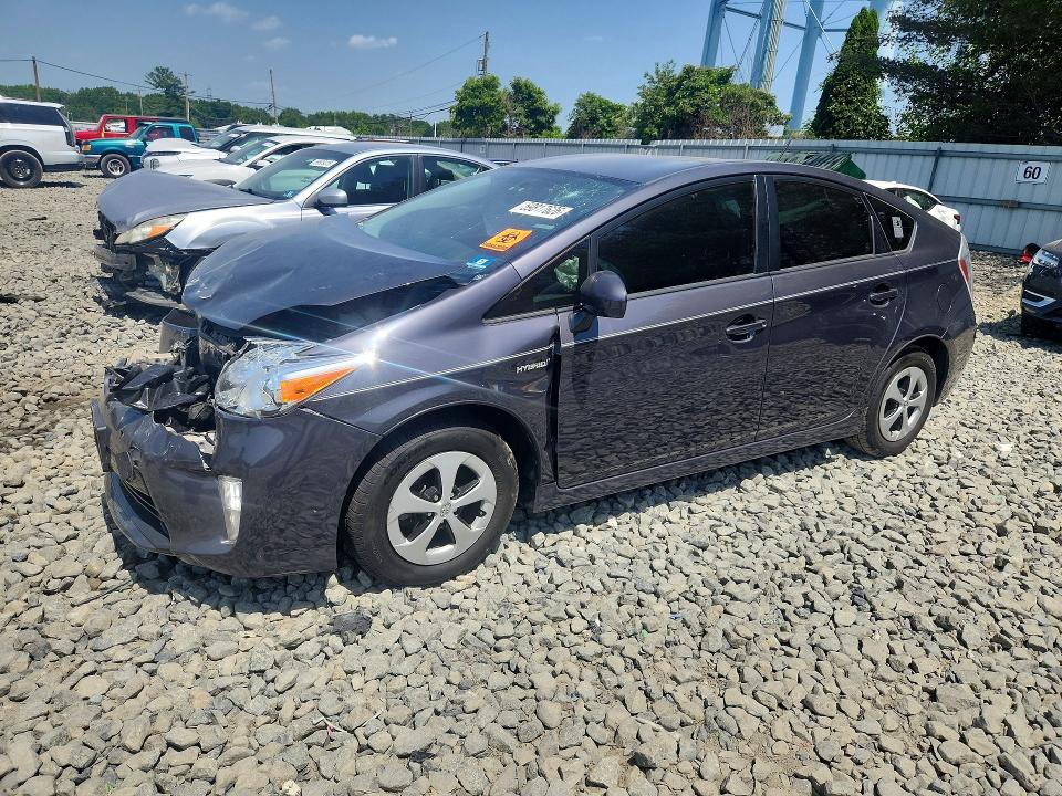 2013 Toyota Prius VIN JTDKN3DU3D1637389 COPART salvage auction — FRONT END, Nj - Cert Of Title-Salvage, sold $1,200 on 2026-07-13 (photo 1)