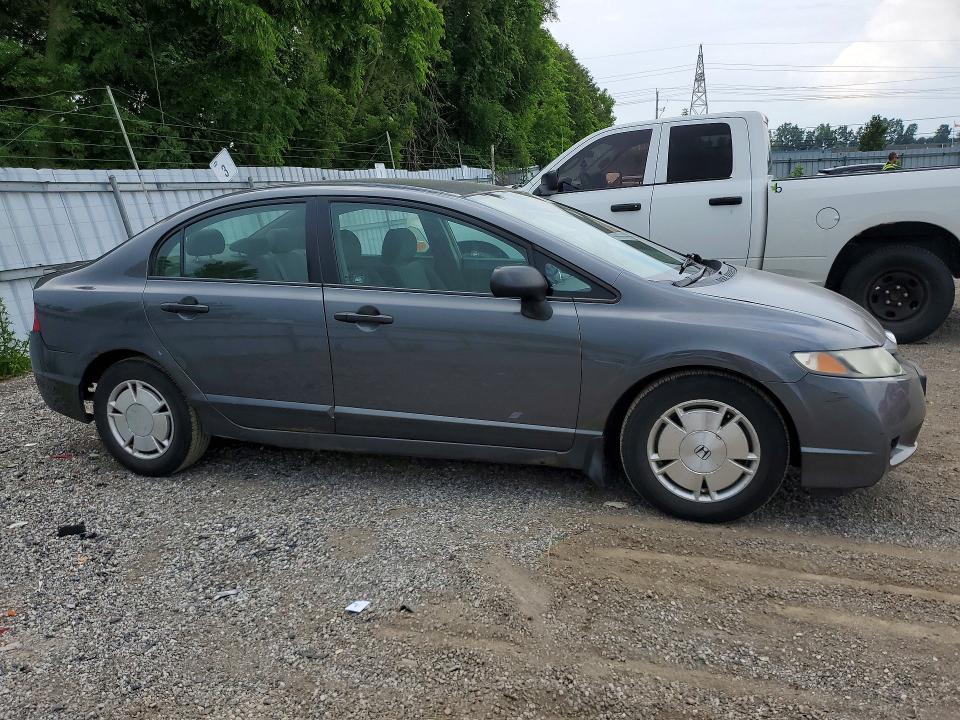 2009 Honda Civic VIN 2HGFA16489H111672 COPART salvage auction — REAR END, On - Permit Salvage, sold $700 on 2026-07-28 (photo 4)