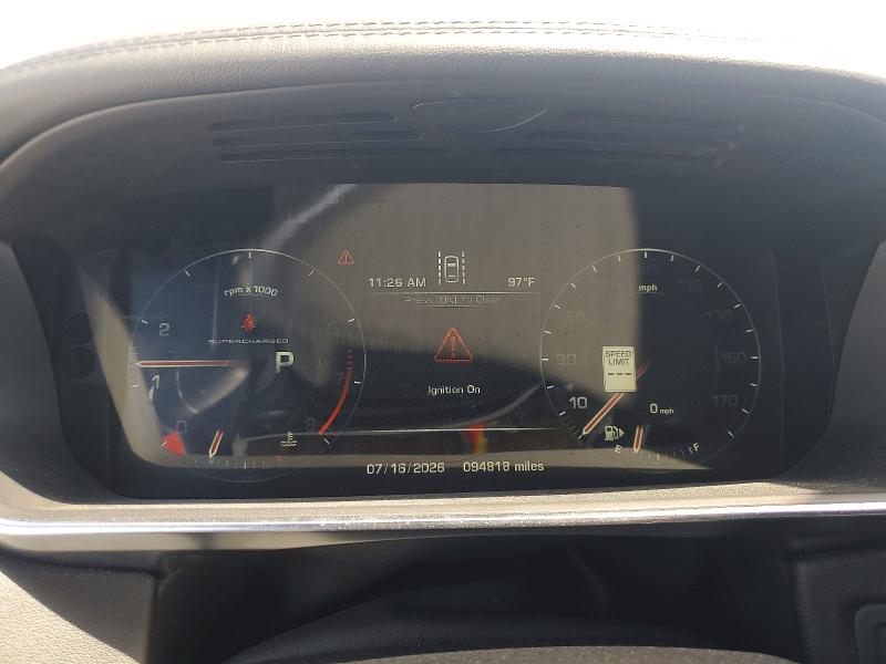 2016 Land rover Range rover sport VIN SALWR2EF4GA544815 COPART salvage auction — REAR END, Fl - Cert Of Title Slvg Rebuildable, sold $1,250 on 2026-07-28 (photo 9)