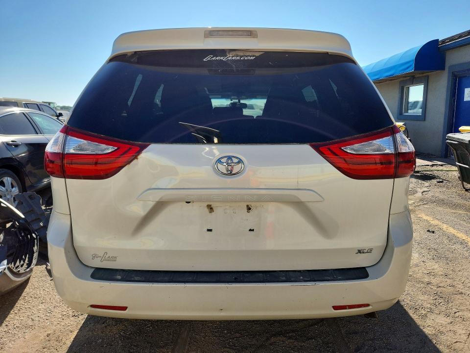 2015 Toyota Sienna VIN 5TDYK3DC1FS622115 COPART salvage auction — FRONT END, Salvage Title, sold $175 on 2026-07-27 (photo 6)