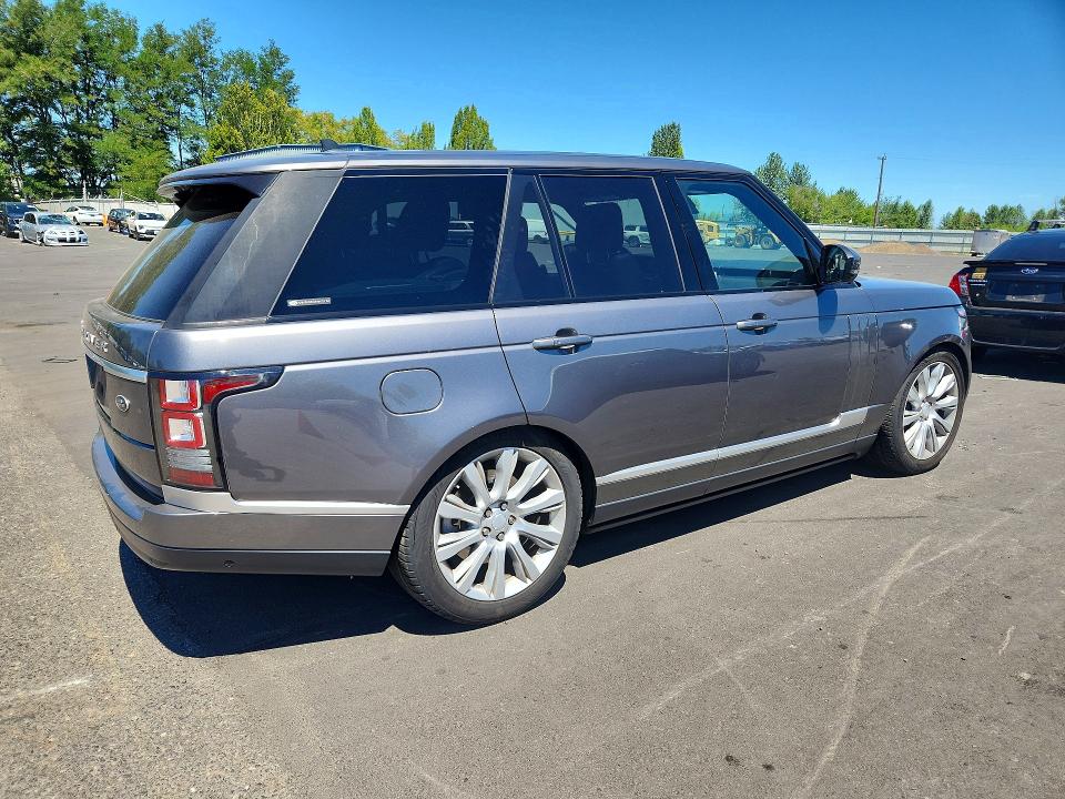 2015 Land rover RANGE ROVER VIN SALGS2TF8FA227811 COPART salvage auction — MECHANICAL, Or - Certificate Of Title, sold $2,600 on 2026-07-29 (photo 3)