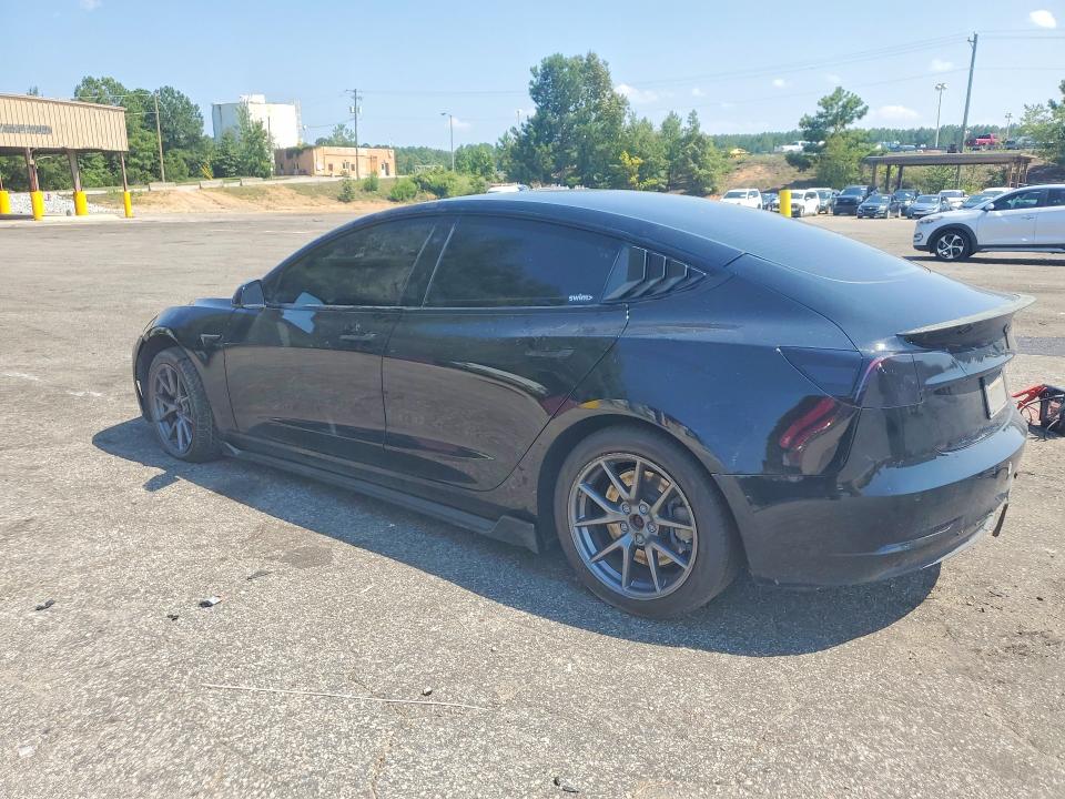 2022 Tesla Model 3 VIN 5YJ3E1EA2NF187191 COPART salvage auction — FRONT END, Fl - Certificate Of Title (P), sold $9,300 on 2026-09-01 (photo 2)