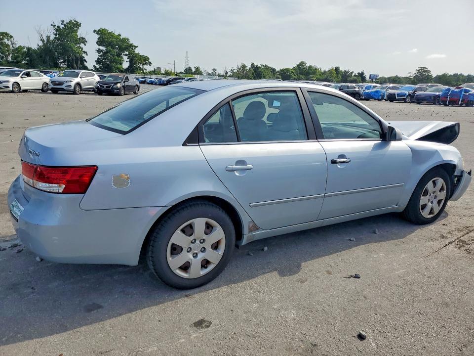 2007 Hyundai Sonata VIN 5NPET46C57H234217 COPART salvage auction — FRONT END, Fl - Cert Of Title Slvg Rebuildable, sold $375 on 2026-07-28 (photo 3)