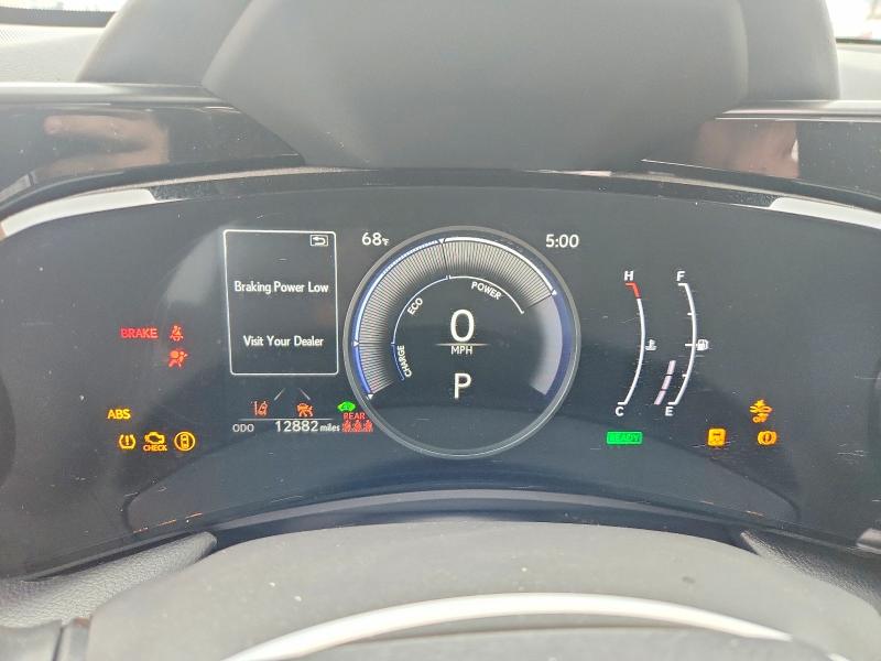 2024 Lexus Nx VIN JTJGKCEZ7R2020648 COPART salvage auction — FRONT END, Ca - Salvage Certificate, sold $23,200 on 2026-07-29 (photo 9)